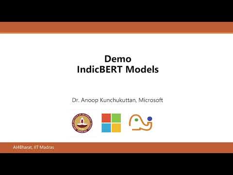 Demo - IndicBERT Model