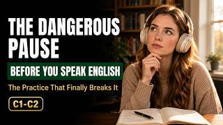 The Dangerous Pause Before You Speak English and the Practice That Finally Breaks It