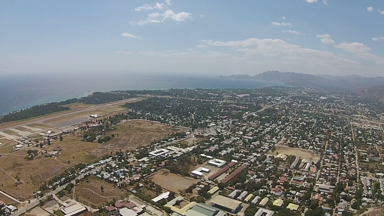 an Aerial view of Dili  YouTube