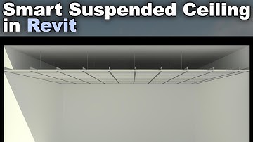 Ceiling in Revit Tutorial [Smart Suspended Ceiling]