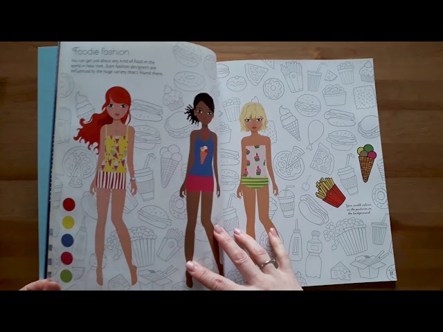 Sticker Dolly Dressing Fashion Designer New York Collection - Usborne -  YouTube