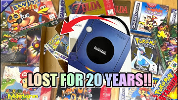 I Found RARE Retro Nintendo Games Hidden In A GameCube Time Capsule!
