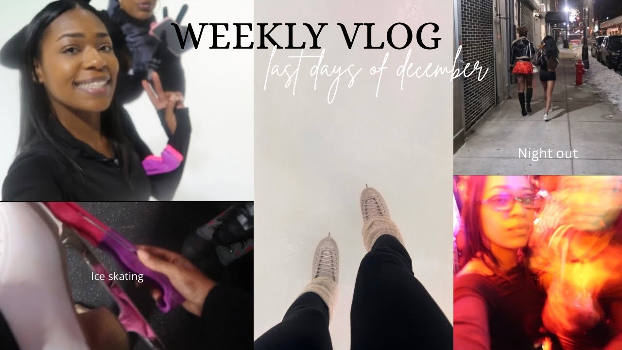 VLOG: LAST DAYS OF DECEMBER❄️⛸️, ice skating, night out, Christmas + MORE  