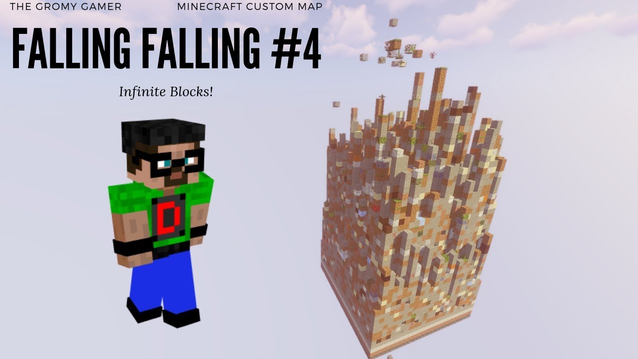 Falling Falling | Minecraft Custom Map | EP 4 | Infinite Blocks! - YouTube