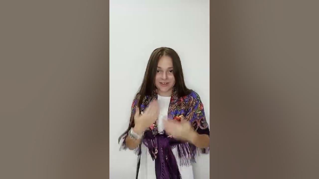 Велика українська шовкова хустка з китицями - прикраса для кожної ...