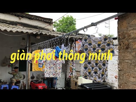 Video chế giàn phơi quần áo tự động - automatic clothes... - youtube