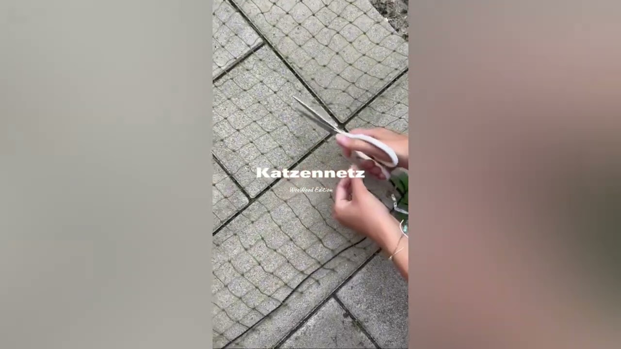 Katzennetz für Balkon (Ohne Bohren)