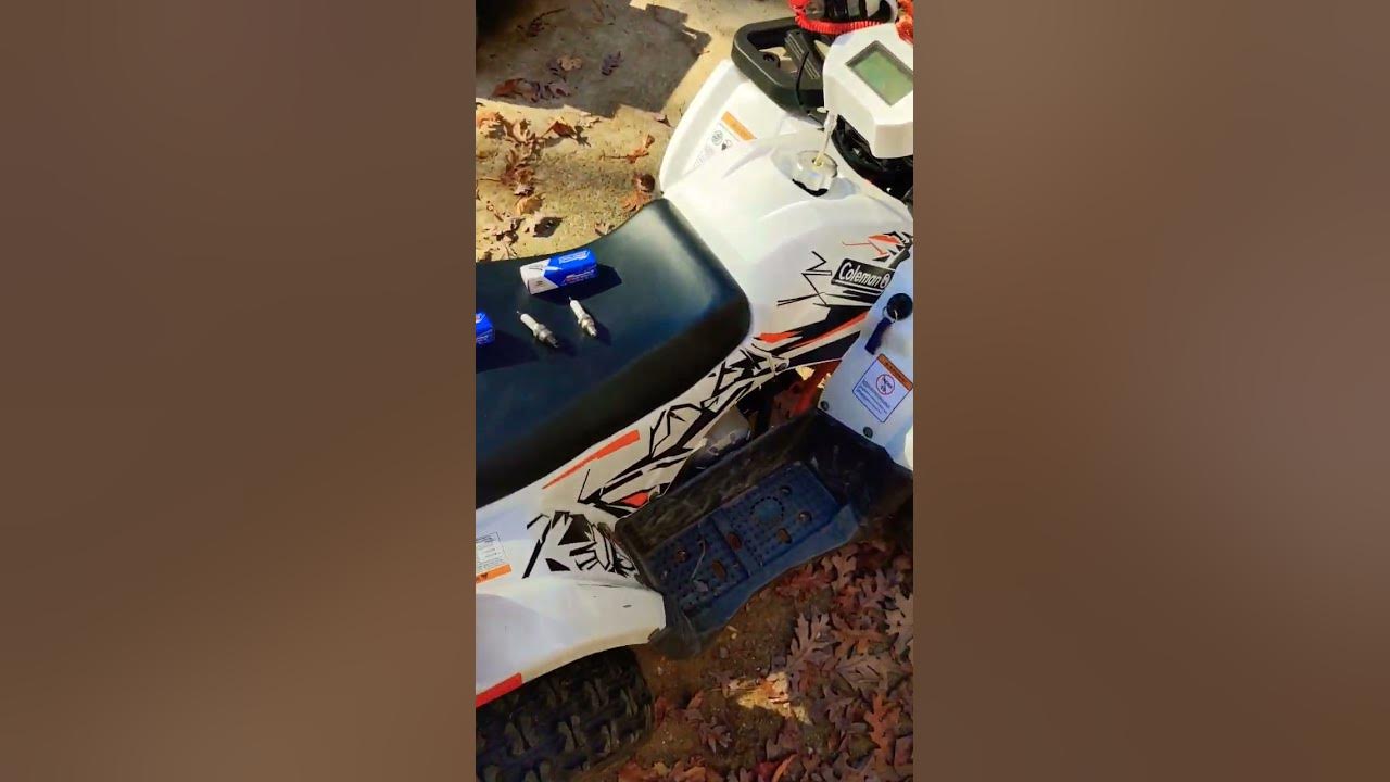 Coleman ATV not starting yet again? shorts coleman sparkplug YouTube