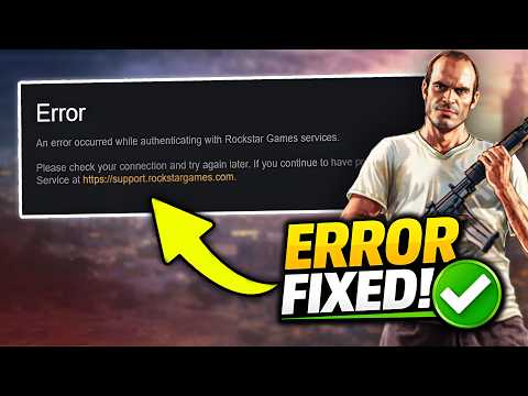 Rockstar Games Launcher Authentication Error Fix (2026) | GTA 5 & RDR2 Not Launching