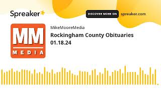 Rockingham County Obituaries 01.18.24