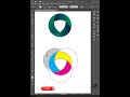See how I turned circles into this beautiful logo #logodesign #adobeillustrator #shorts