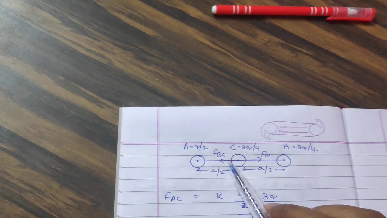 Example questions solved electrostatics part 3 youtube