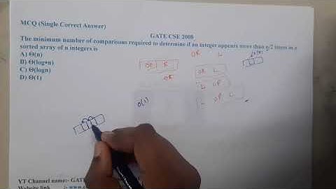 GATE CSE 2008 Q ||Algorithms || GATE Insights Version: CSE
