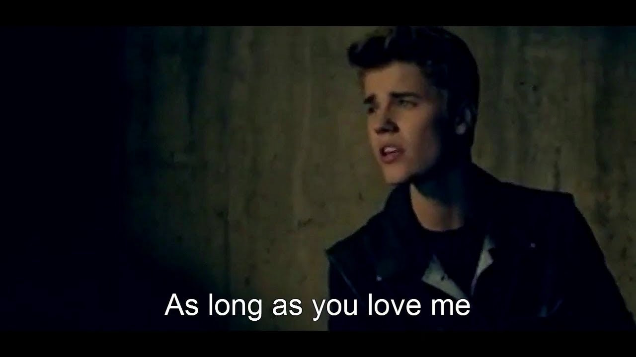 Justin Bieber - As Long As You Love Me HD (Music Video + Lyrics)