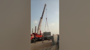 Precast Columns Walls installation - Mr Civil Engineer - substation construction site
