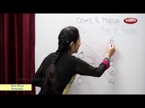 Count and Match | Match The Fruits With Numbers | Maths For Class 2 | Maths Basics For CBSE Children