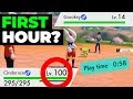 Is it possible to get your starter to level 100 within the first hour of pokmon sword and shield