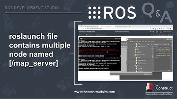 [ROS Q&A] 162 - roslaunch file contains multiple nodes named [/map_server]