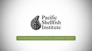 Vibrio & Cold Chain Best Practices: Hazard Analysis and Critical Control Points (HACCP)