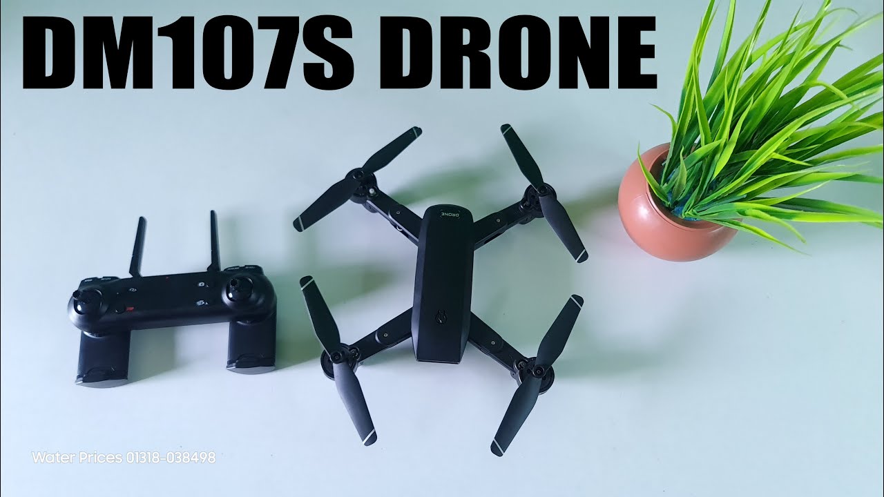 DM107S Drone WIFI 4K Dual Camera Drone Unboxing flying & Video Test