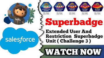 Extended User Access and Restriction Superbadge Unit | Salesforce Trailhead | Challenge 3