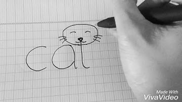 How to Turn Words Cat into a Cartoon