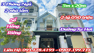 Bảo My BĐS | Bán nhà Đoàn Nguyễn Tuân Hưng Long Bình Chánh - 5m x 20m - Sổ hồng riêng - Đường ô tô