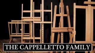 The Cappelletto Family of Studio Easels and Print Rack