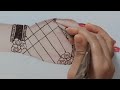 Stylish Rose mehndi design 🌹🌹🌹// arabic henna design #trending henna