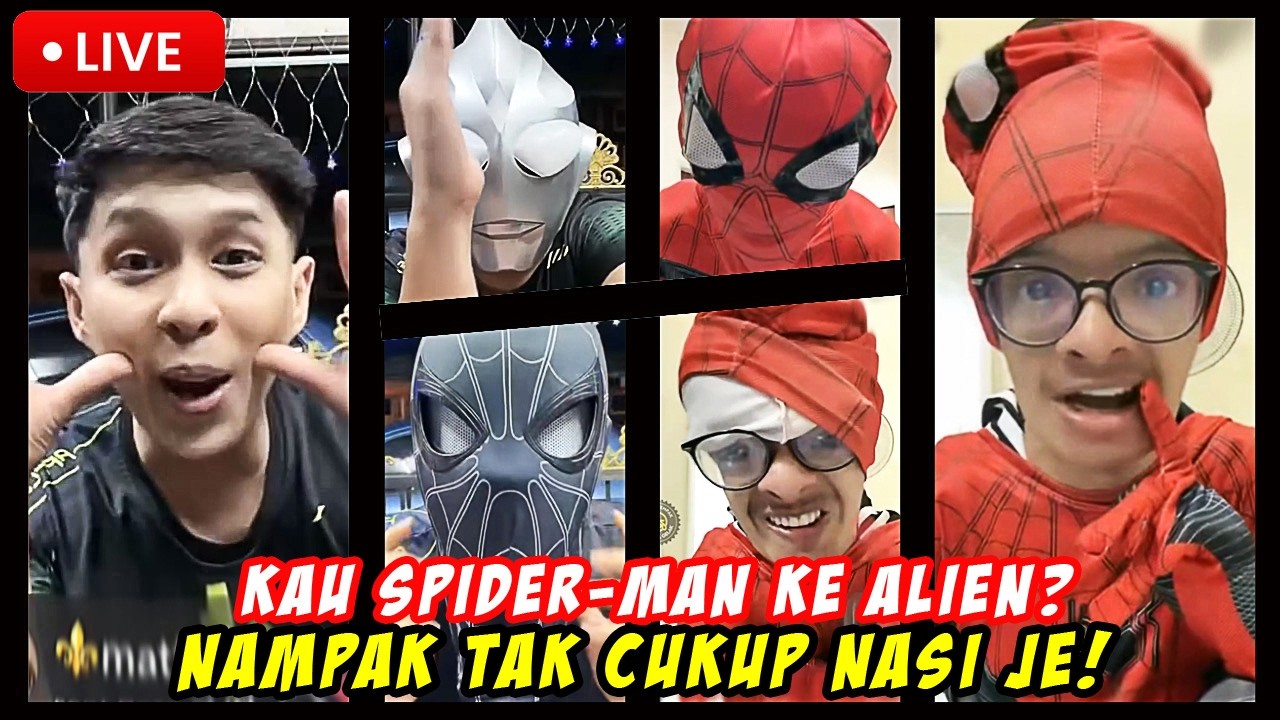 [PK LAWAK] SUPERHERO BATTLE! 😹 ACAP S VS KHAIDIR ADAM | 25.02.26  #acaps #live #lawak