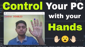 I Built a Full Gesture-Controlled Virtual UI Using Only a Webcam! | Python, OpenCV, MediaPipe