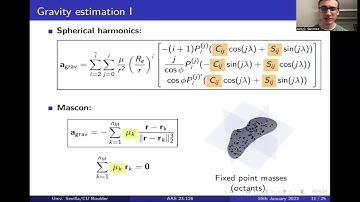 Small Body Navigation And Gravity Estimation Using Kalman Filter And Least-Squares Fitting