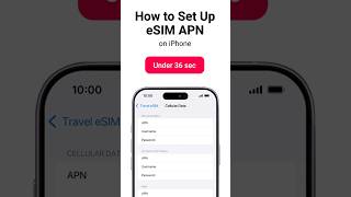 How to Set Up APN for eSIM on iPhone #esim #esimguide #esimissues