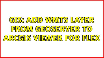 GIS: Add wmts layer from Geoserver to ArcGIS viewer for Flex
