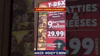 Banned Wendy's 9-patty burger challenges diners to beat the clock