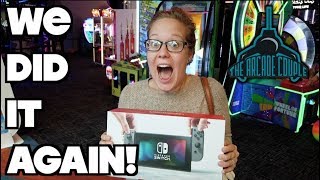 We Won A Nintendo Switch From The Arcade ... Again!