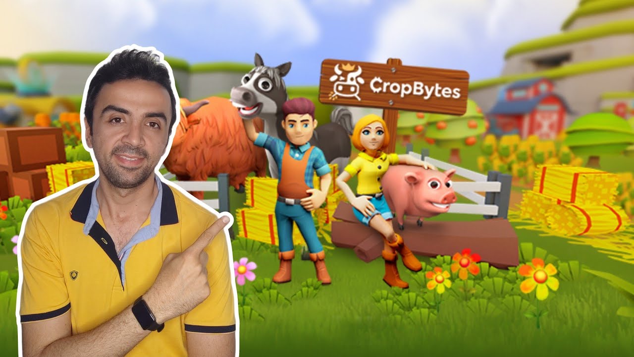 کسب درامد دلاری از بازی |حداقل برداشتی 100 دلار از بازی cropbytes