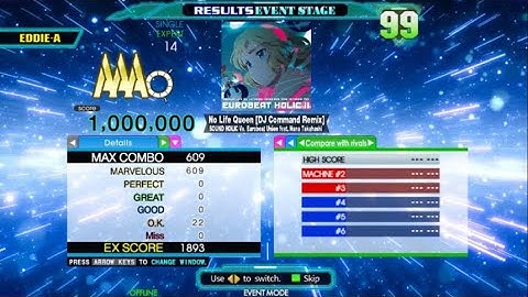 DDR A20 PLUS - No Life Queen [DJ Command Remix] (ESP 14) AAA MFC