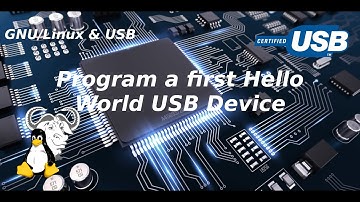 GNU/Linux & USB - Program a first Hello World USB device (Atmega32U4)