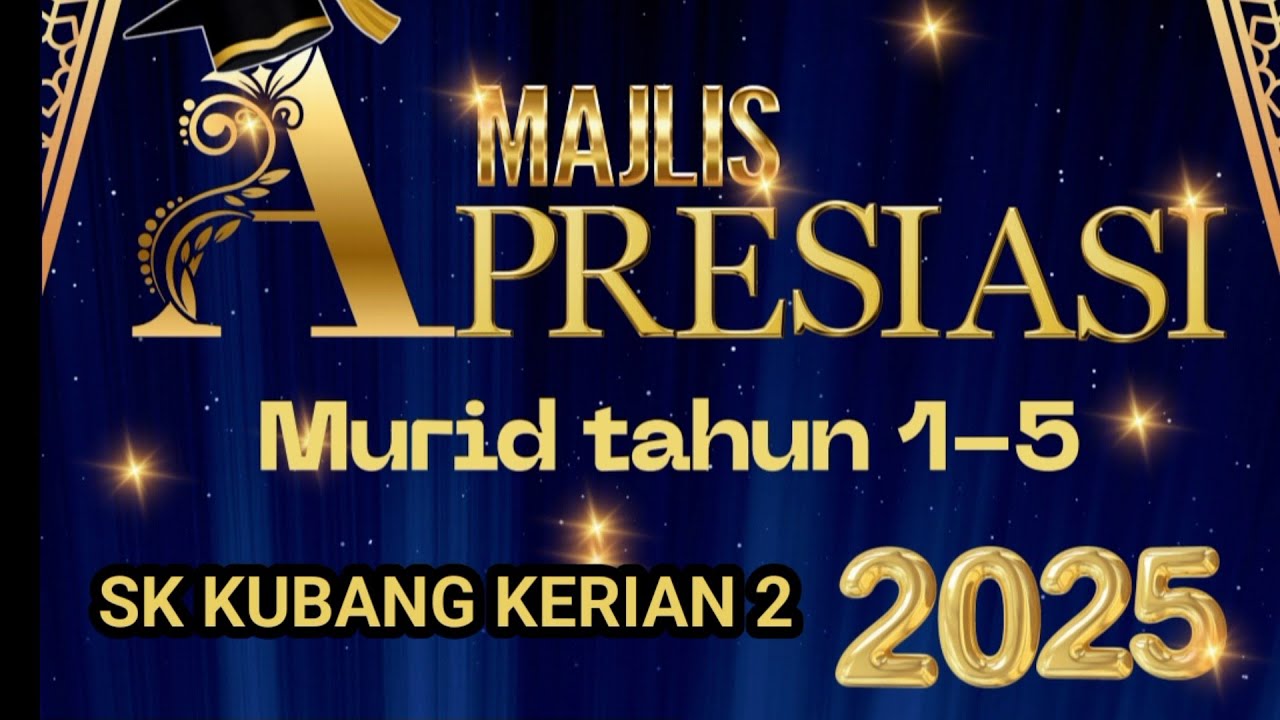 MAJLIS APRESIASI MURID TAHUN 1 - 5 SK KUBANG KERIAN 2 (2025)