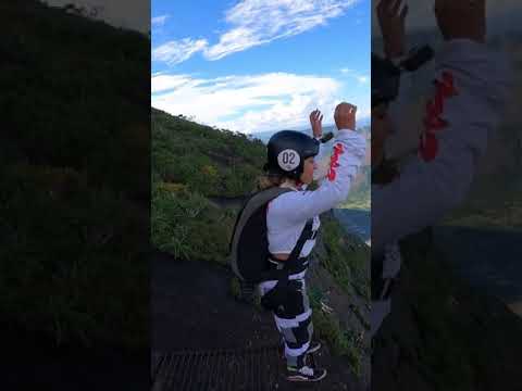 Dağdan uçuş sahnesi | Paraşütle atlama |🌠🪂