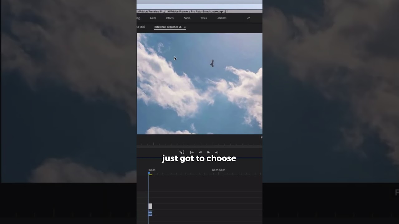 How to create Portrait size VIDEO posts for INSTAGRAM in #premierepro