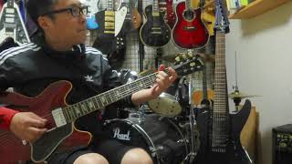 TULIP「悲しきレイン・トレイン」を安部さんと同じ1966年製Gibson ES-335でギターカヴァー