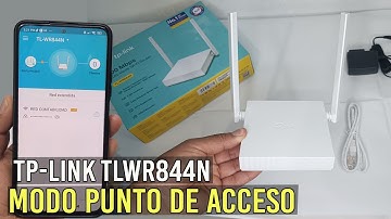 Cómo CONFIGURAR Router TpLink en Modo PUNTO DE ACCESO Desde Celular/Muy Fácil.