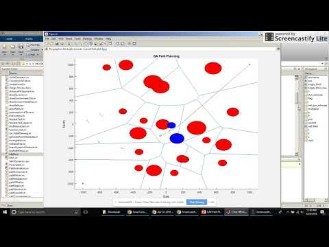Genetic Algorithm Path Planning - Multiple Dynamic Obstacles