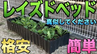 【入門編】あぜ板レイズドベッドの作り方