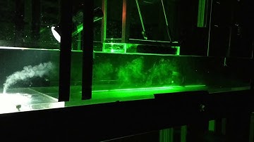 PIV with heavy particles in a water flume