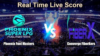 Phoenix Fuel Masters vs Converge FiberXers Live Score