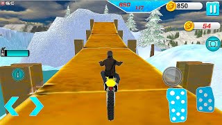 Offroad Snow Bike Driver 2K20 - Stunt Bike Racing - Android GamePlay #2 screenshot 4