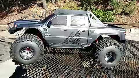Big Toy Thunder in Action! Custom Redcat Racing Clawback Crawler